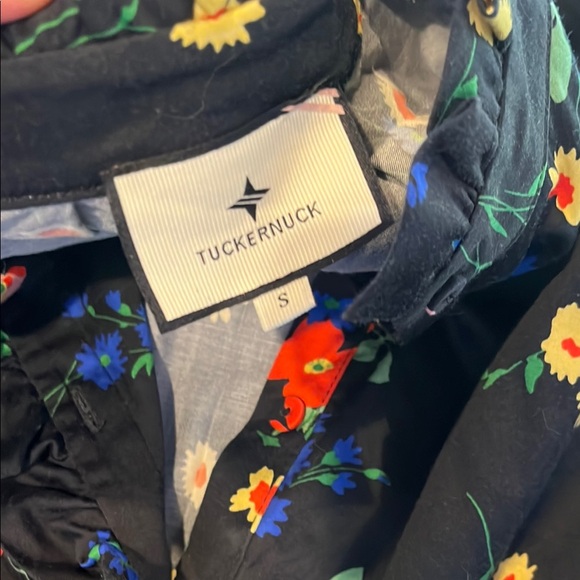 Tuckernuck Black Dress with Colorful Floral Design - Picture 2 of 3